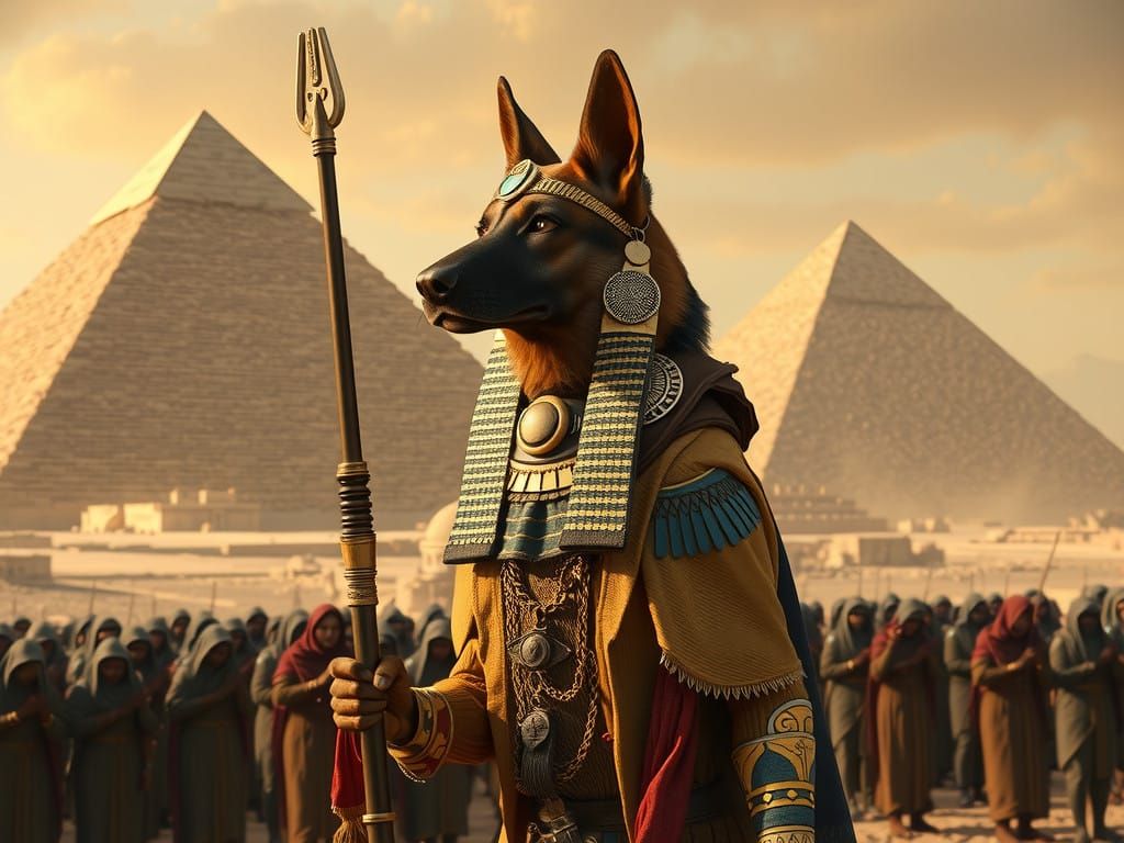 Shepherd Anubis  by @Phadez 