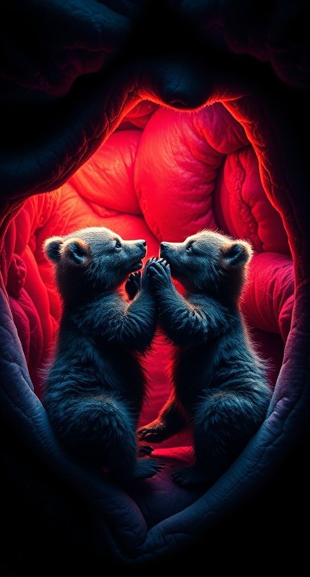 Cubs in the womb