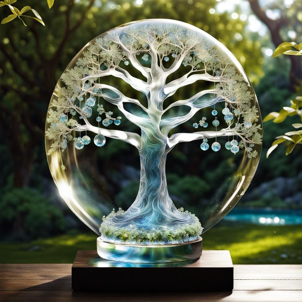 Tree Sculpture - AI Generated Artwork - NightCafe Creator