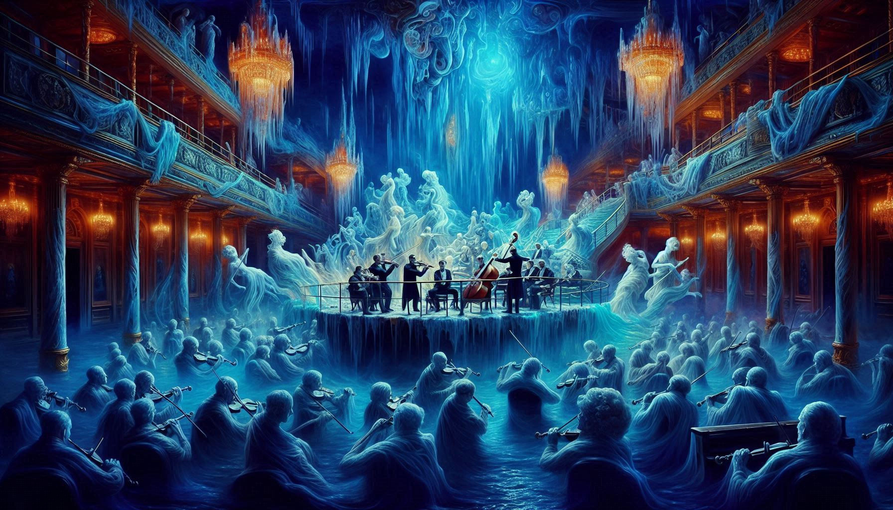 Back to play in Titanic's grand room