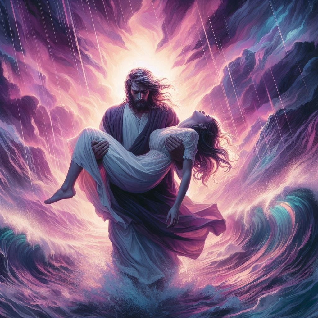 Carried by Jesus