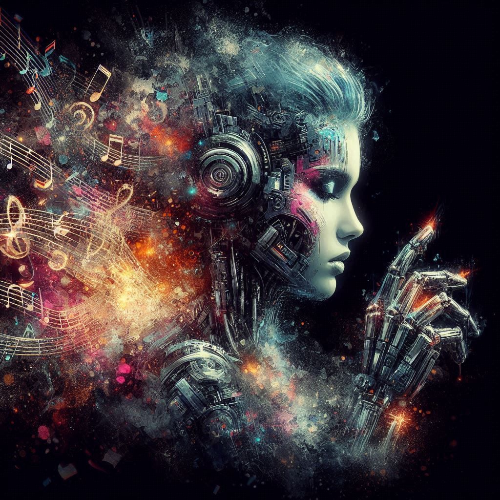 double exposure beautiful fantasy DALL-E 3 portrait landscap...