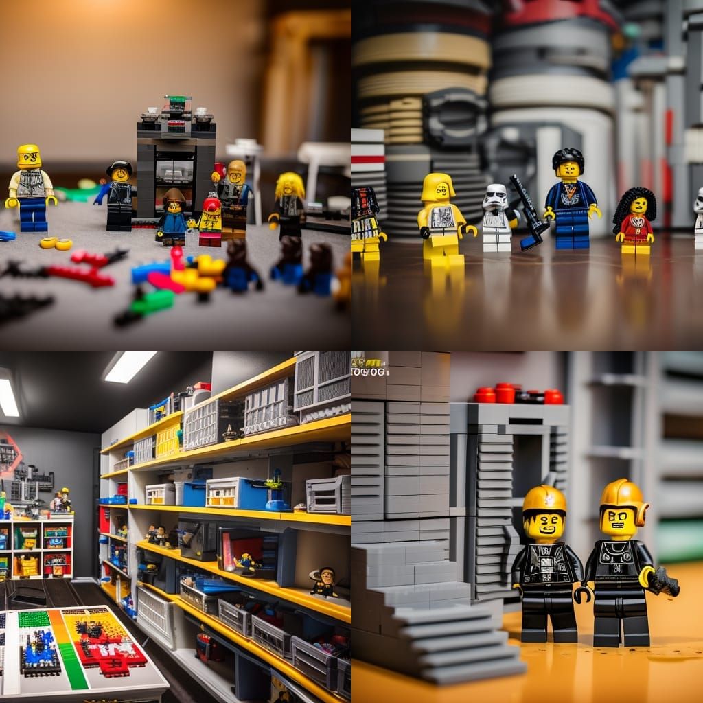 Backroom Found Legos