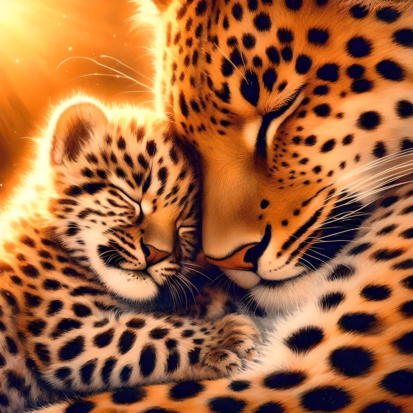 Blissful contentment