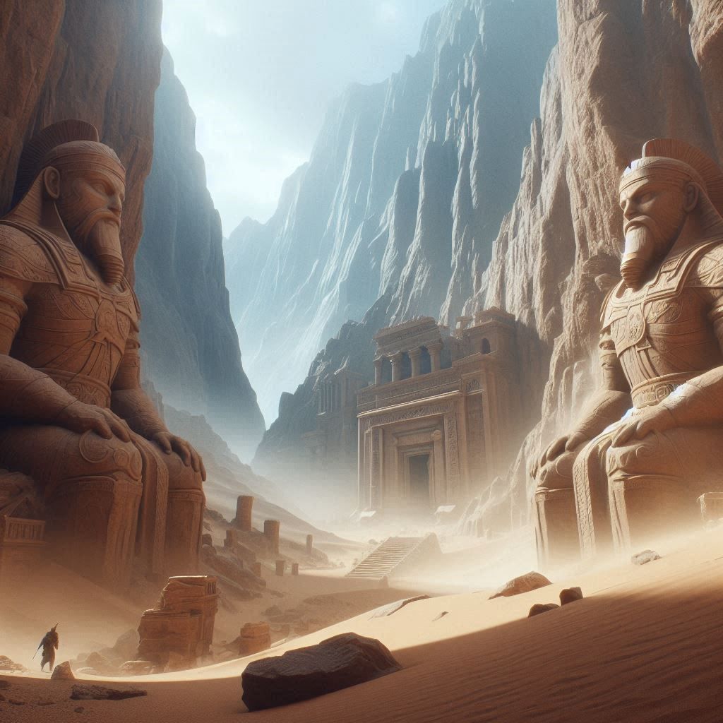 The temple in the desert