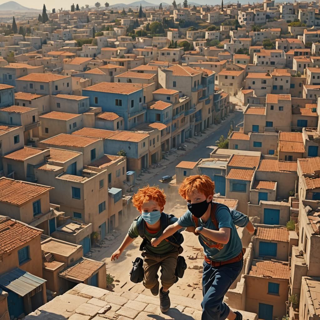 Boy Abduction in Israel: Fantasy Concept Art