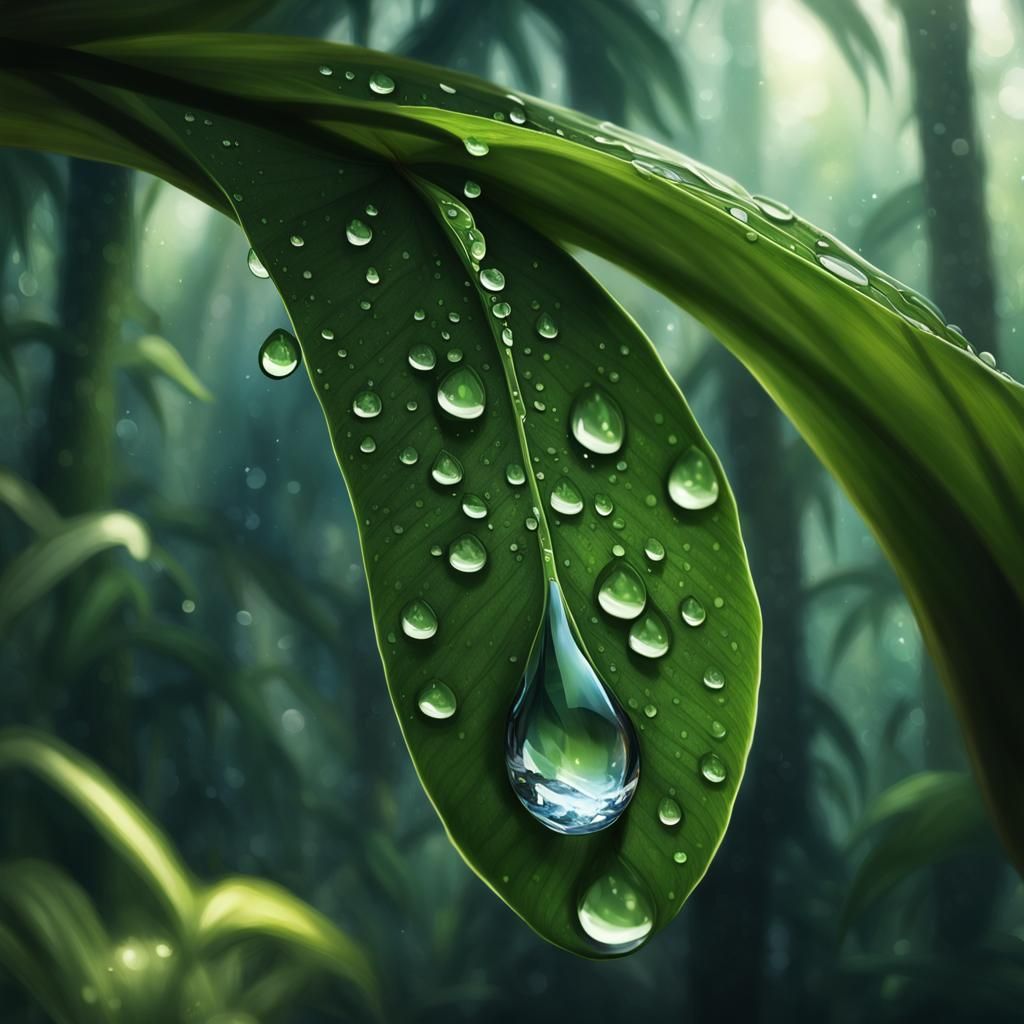 Crystal Clear Drop  by @BoreaS