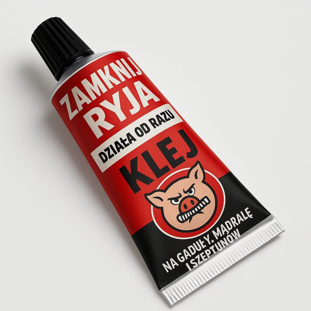 Zamknij Ryja - Działa od razu - Klej