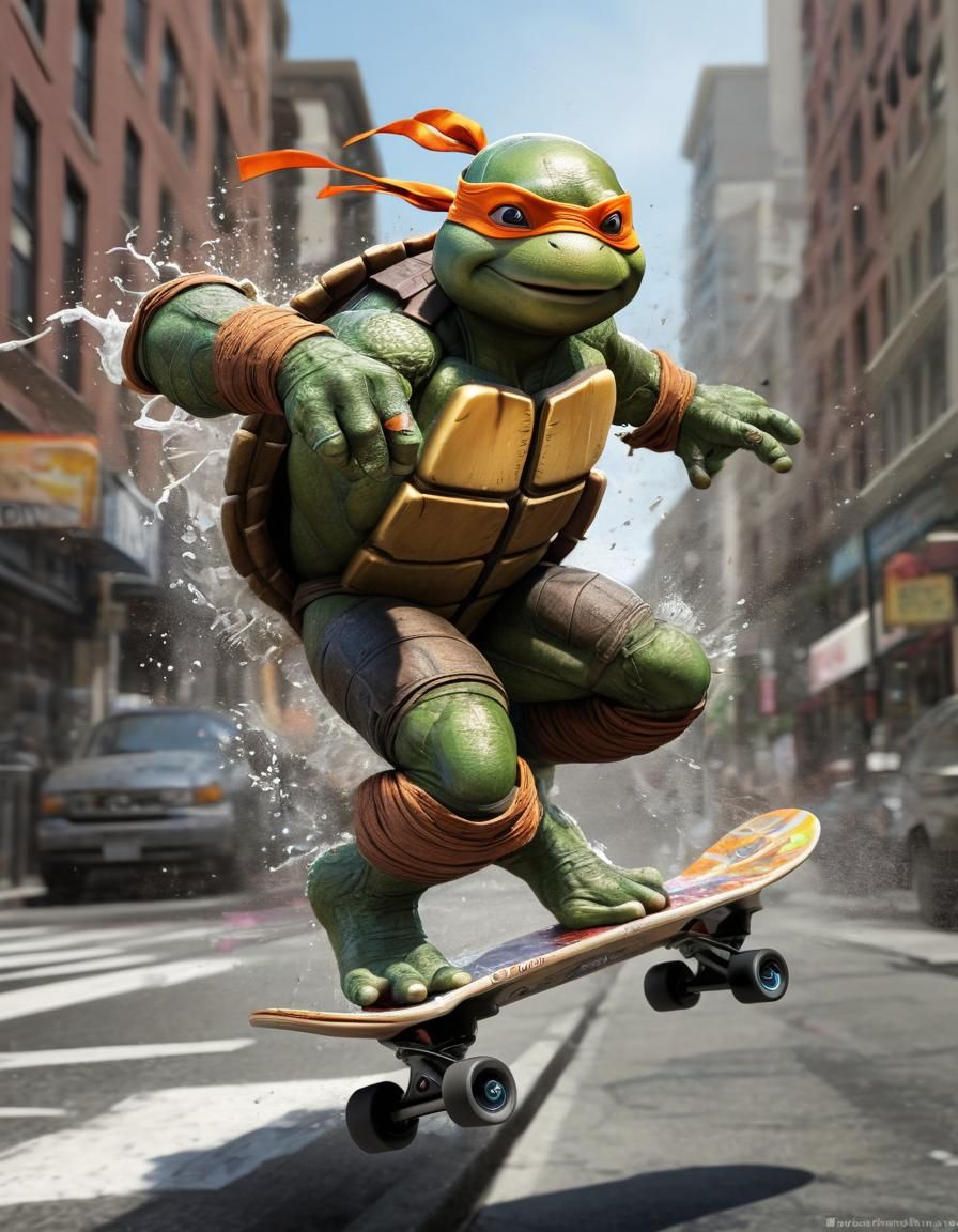 Ninja skate  by @LoscoFiguro