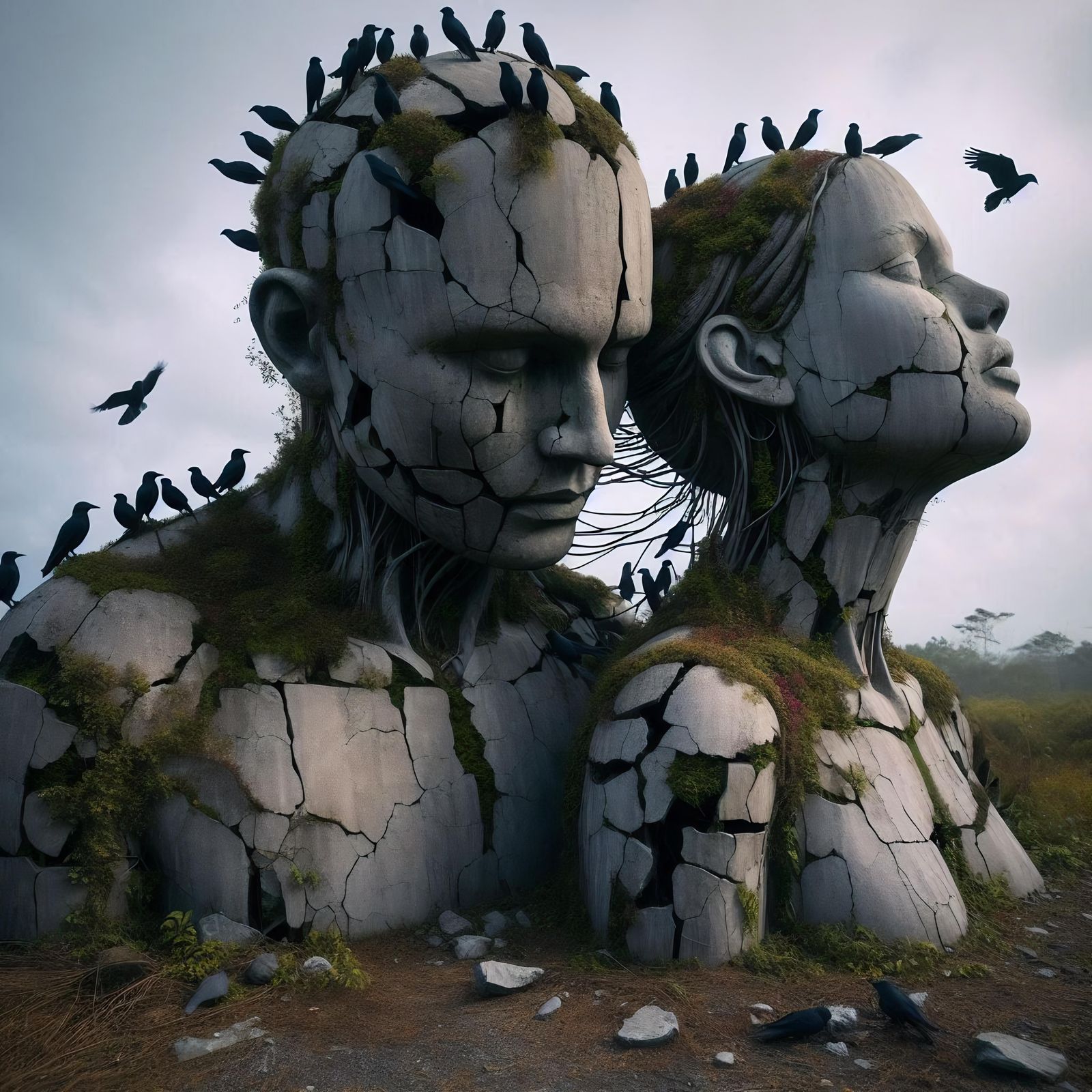 Remnants of humanity ...