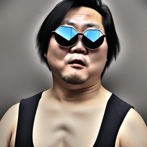 man wearing "gentle monster" sunglasses