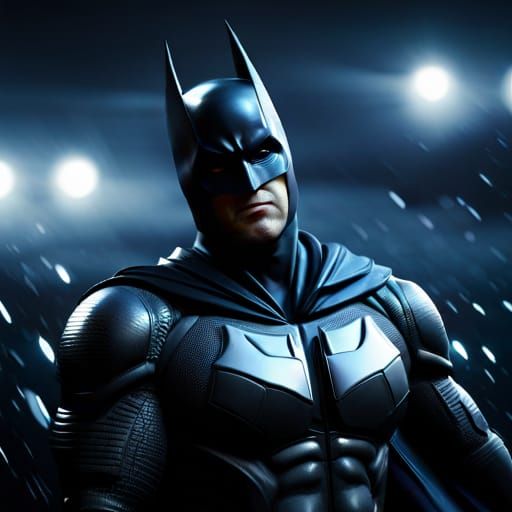 batman in rain - AI Generated Artwork - NightCafe Creator