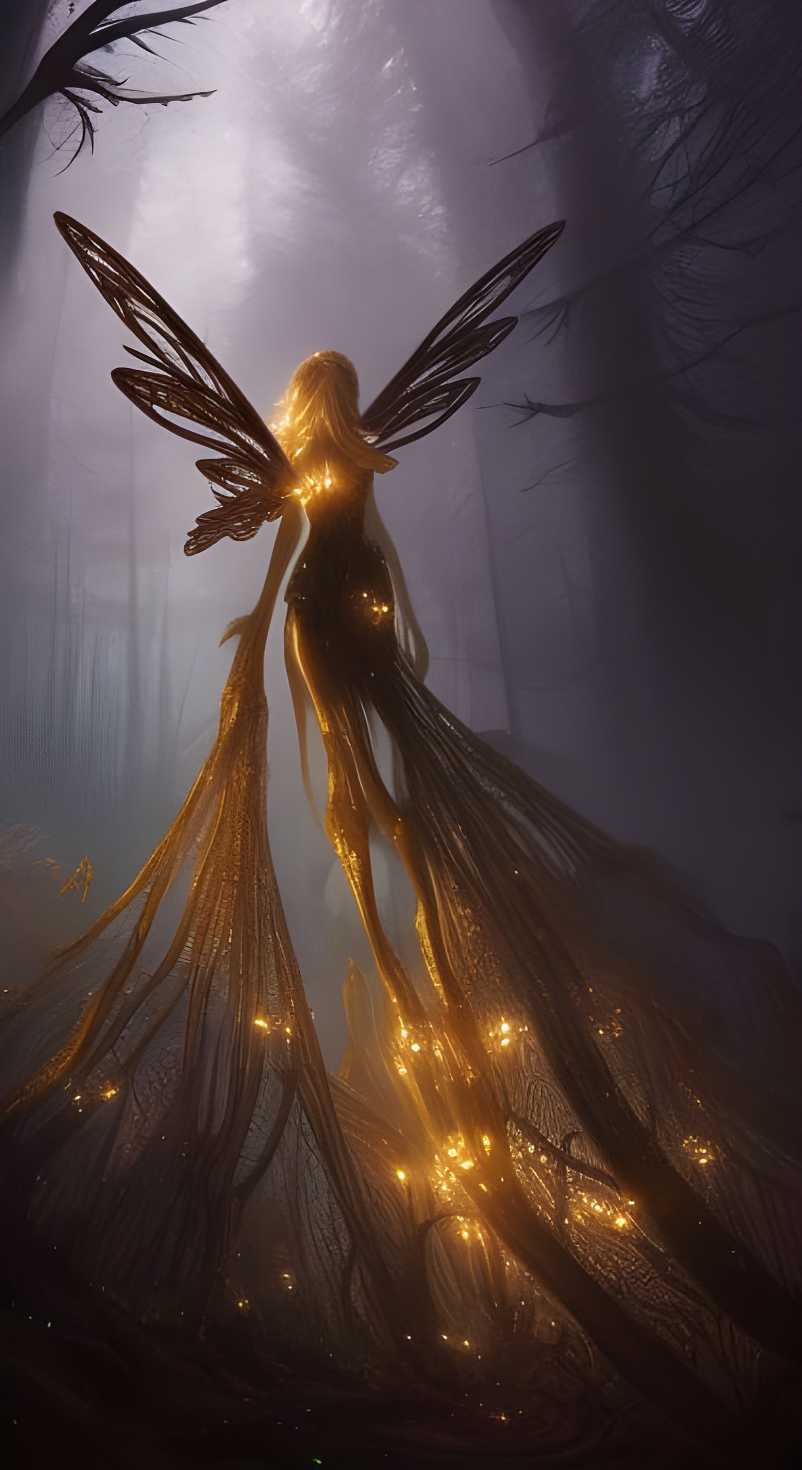 Forest Born, Enchanted Fairy of Light  by @Lady Elle