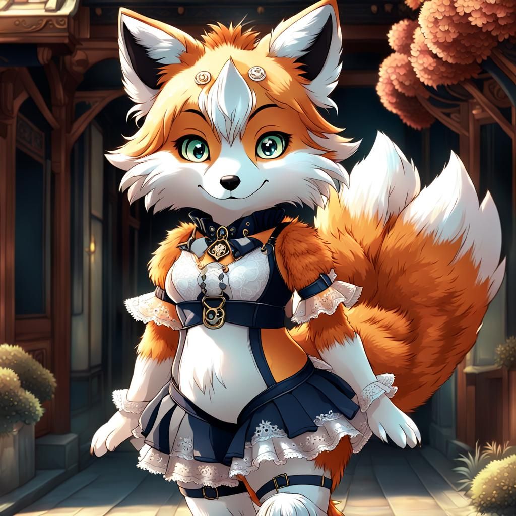 Little Chubby nine-tail fox