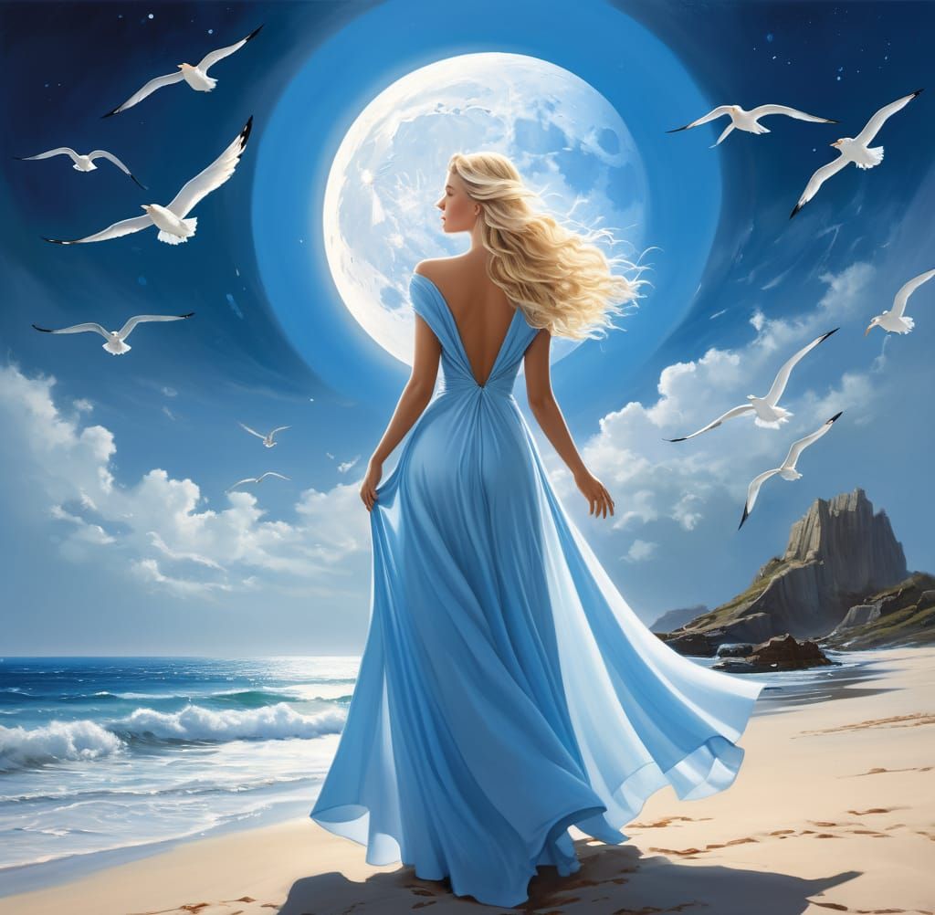 💙 Saphira au Clair de Lune 💙