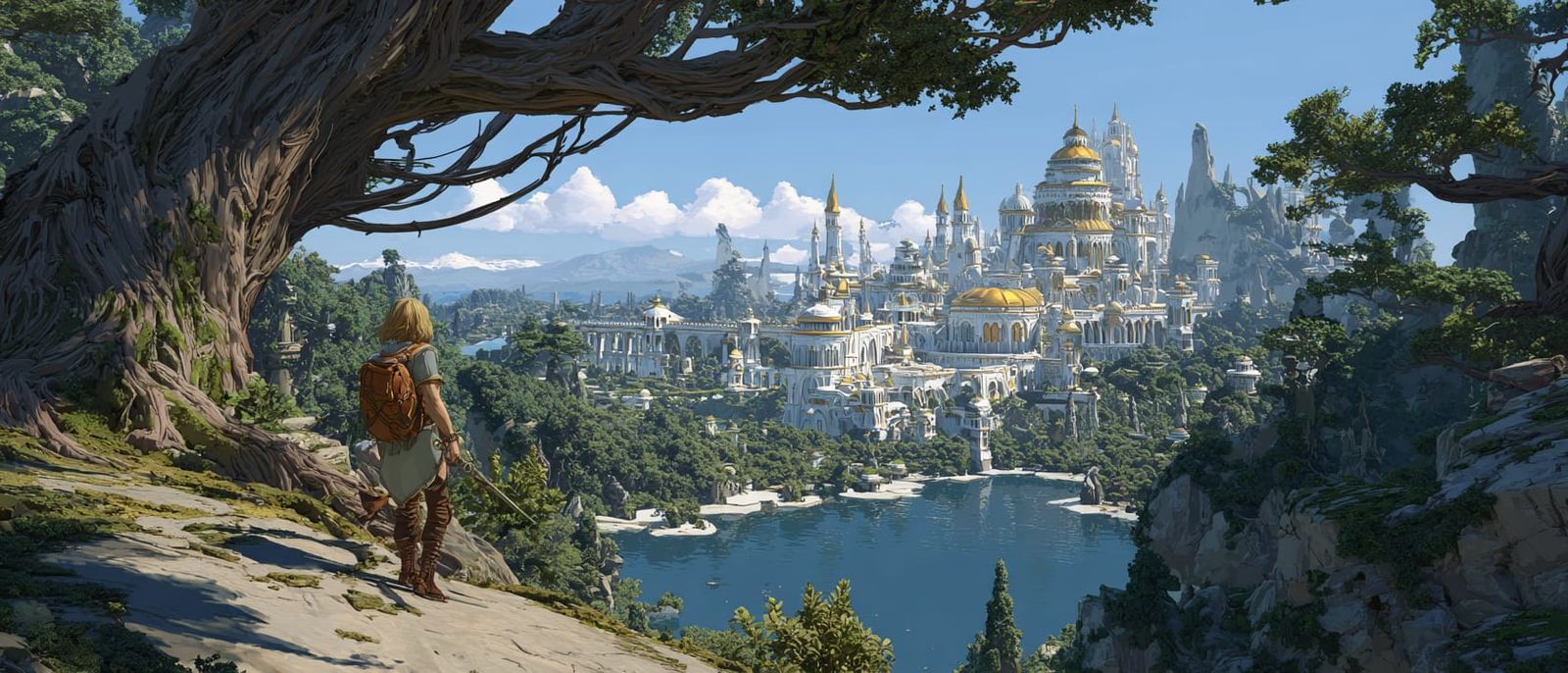 Framed View of the Majestic City