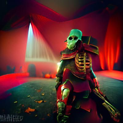 Skeleton in Red October.