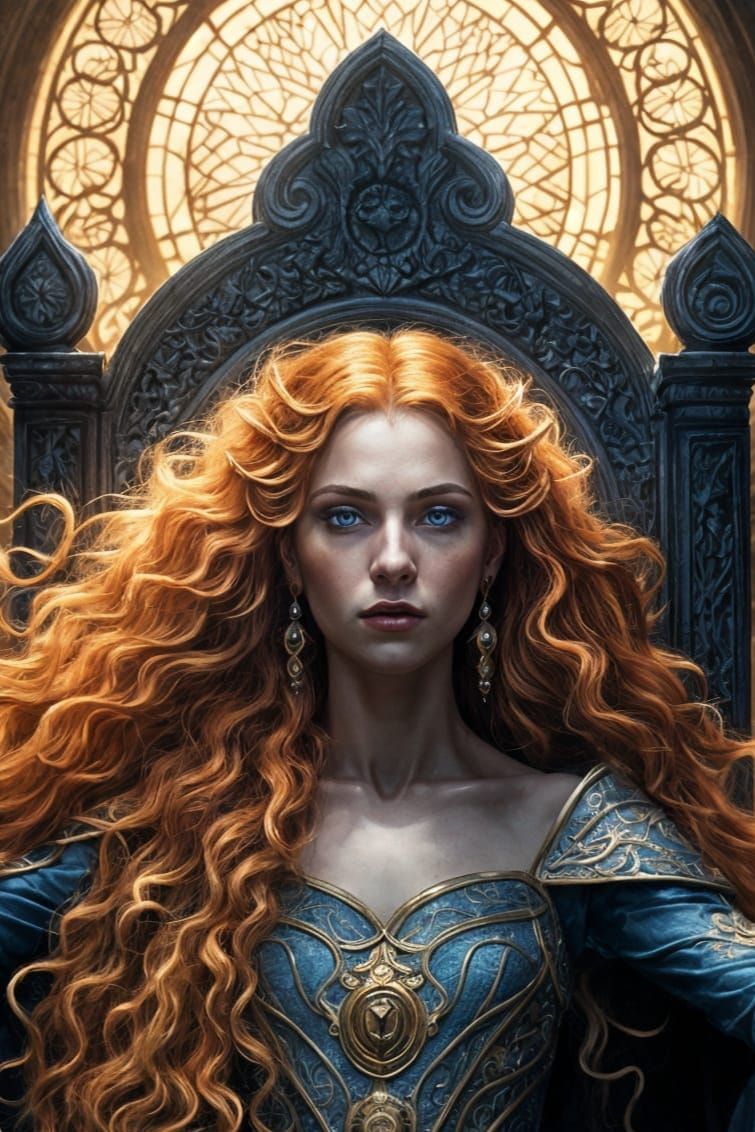 Upon the Throne, She Sits