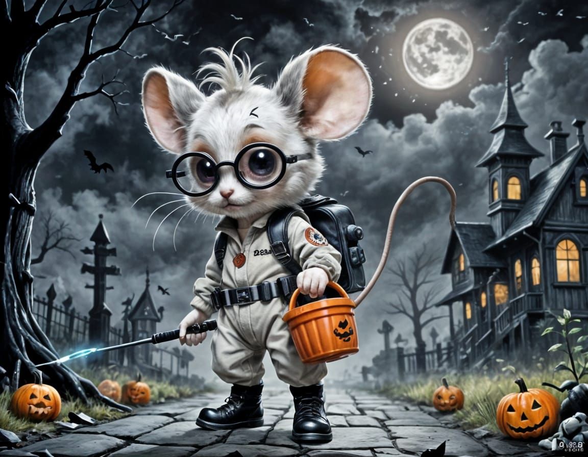 There's something strange, in the neighborhood. Who you gonna call?  by @Brindle Chase