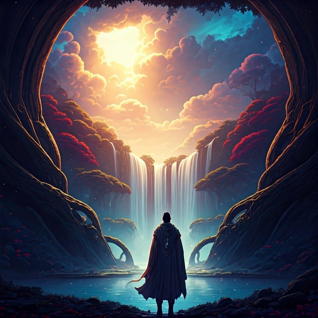 Di Gi in a Swirling Realm of Wonder