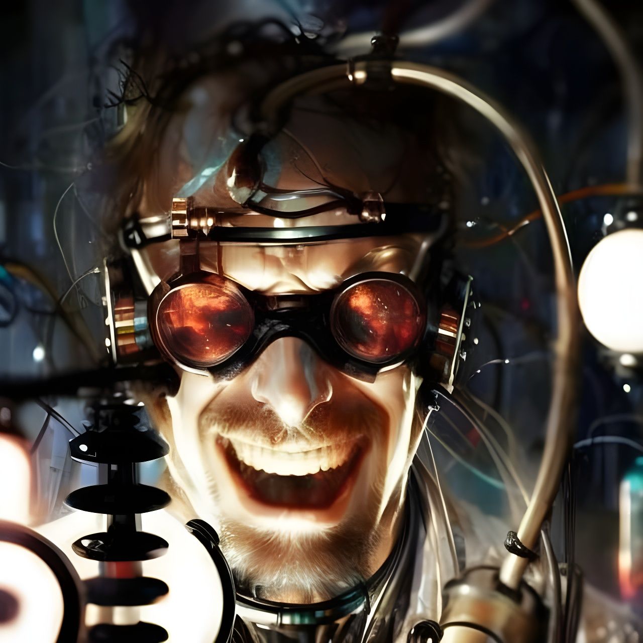 A Laboratory of Madness  by @Gazelli