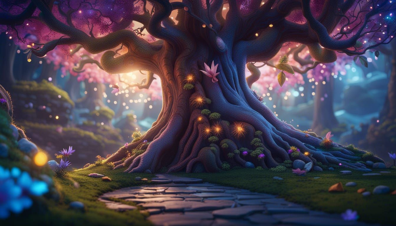 Pixie hollow tree  by @Maddi