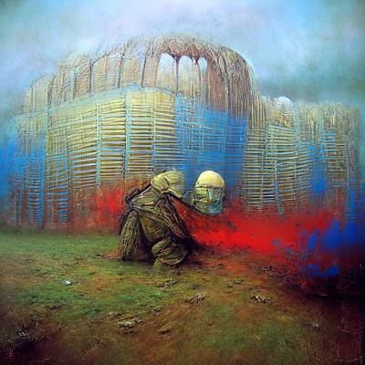 We die in the trenches.