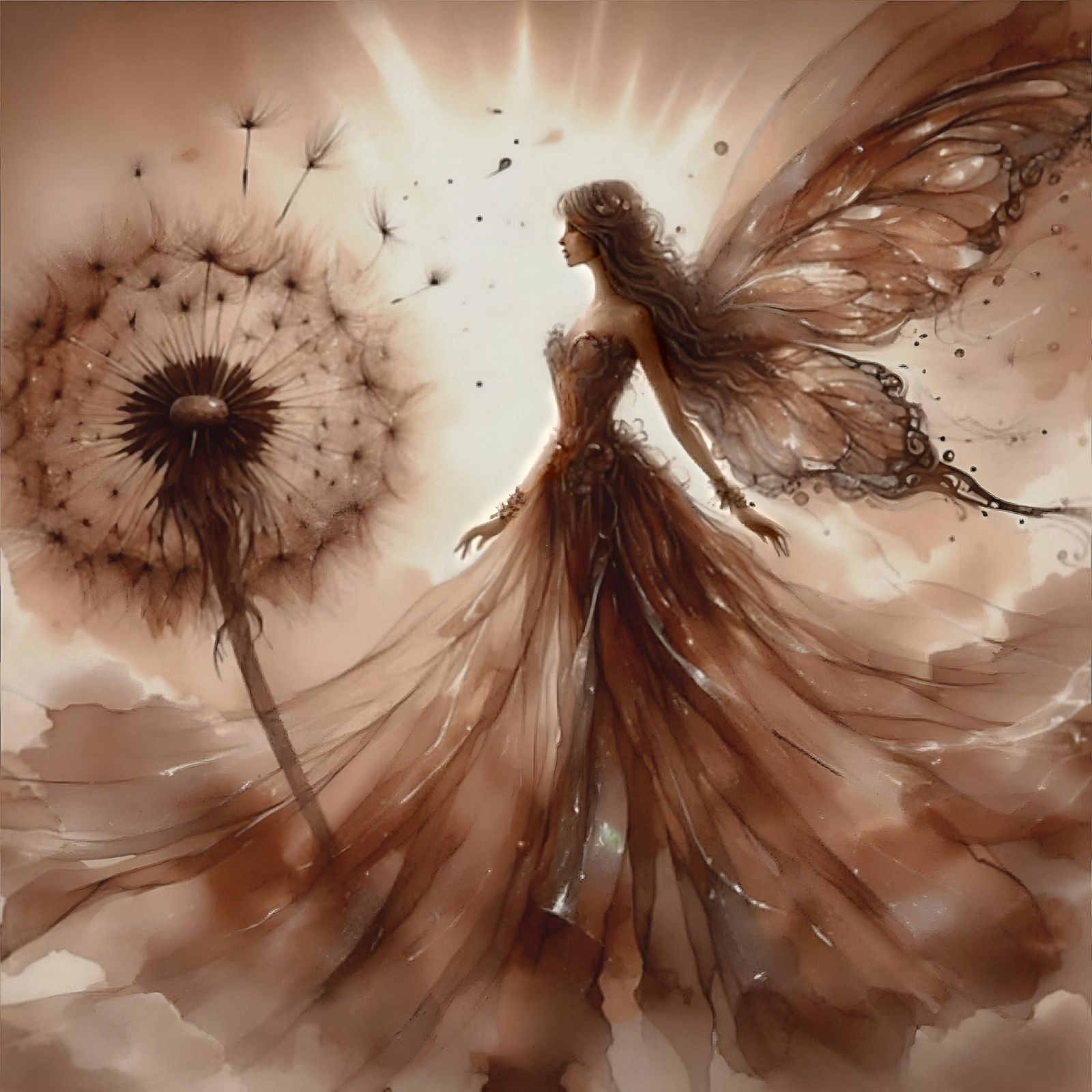 Gossamer Fairy of the Hazel Skies