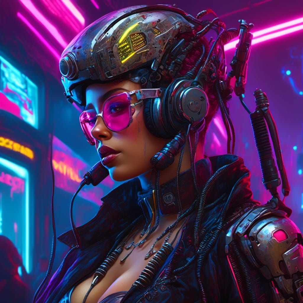 Cyberpunk <lora:Cyberpunk Char Desgn:1.0> Cover 8