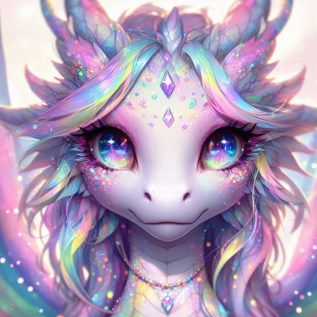 Pastel Gritter Dragon