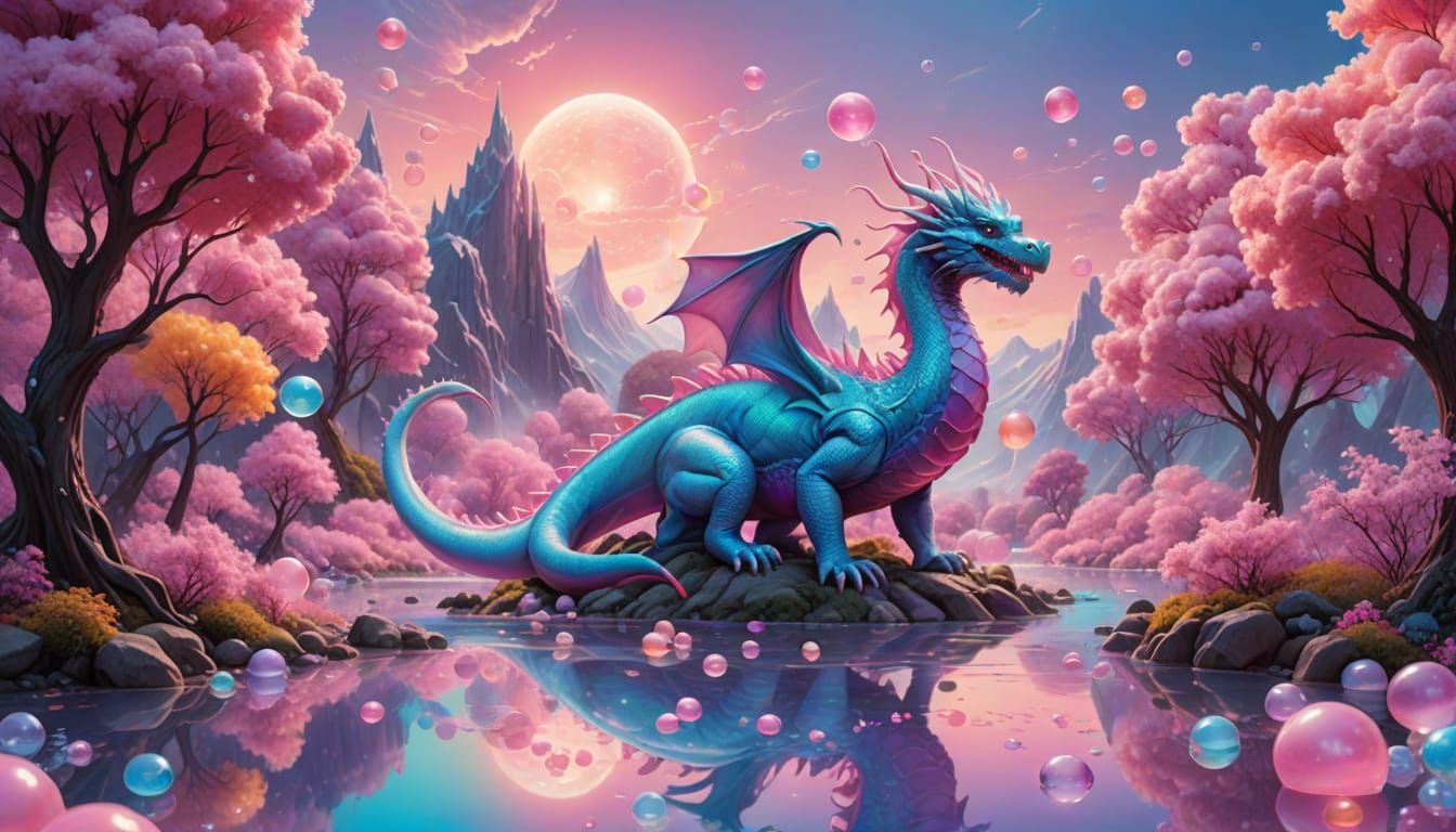 Bubblegum Dragon