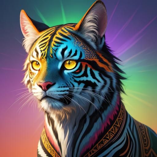 animal totem tribal style   by @Arend