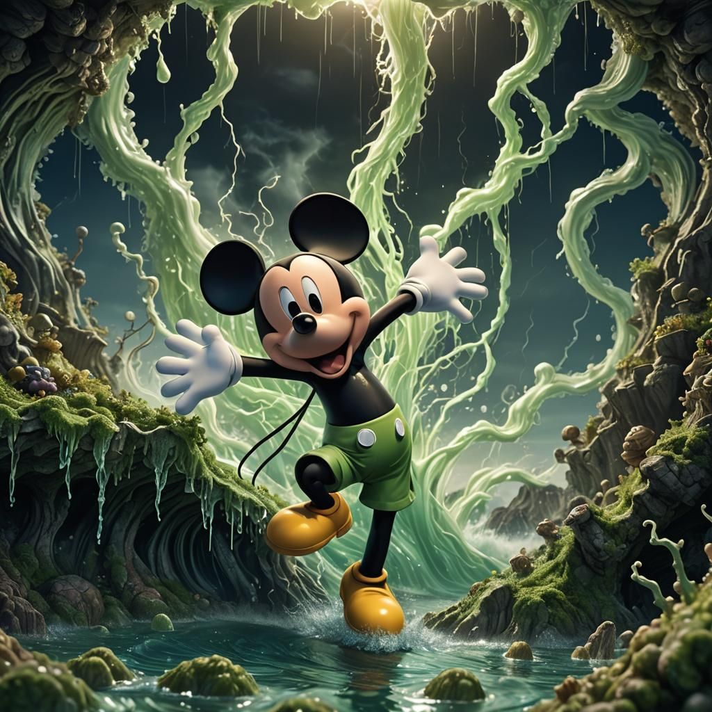 Mickey in the microworld