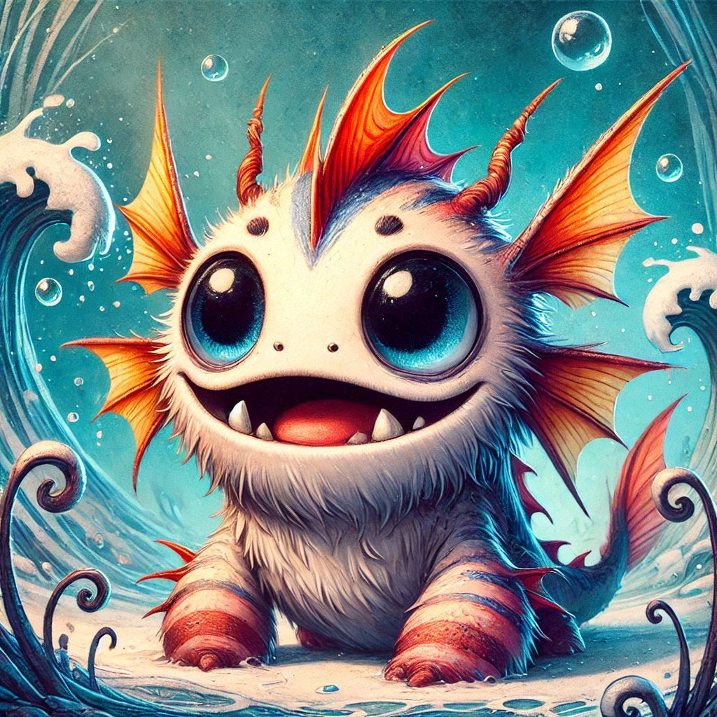 adorable fairy-tale fantasy creature portrait..
