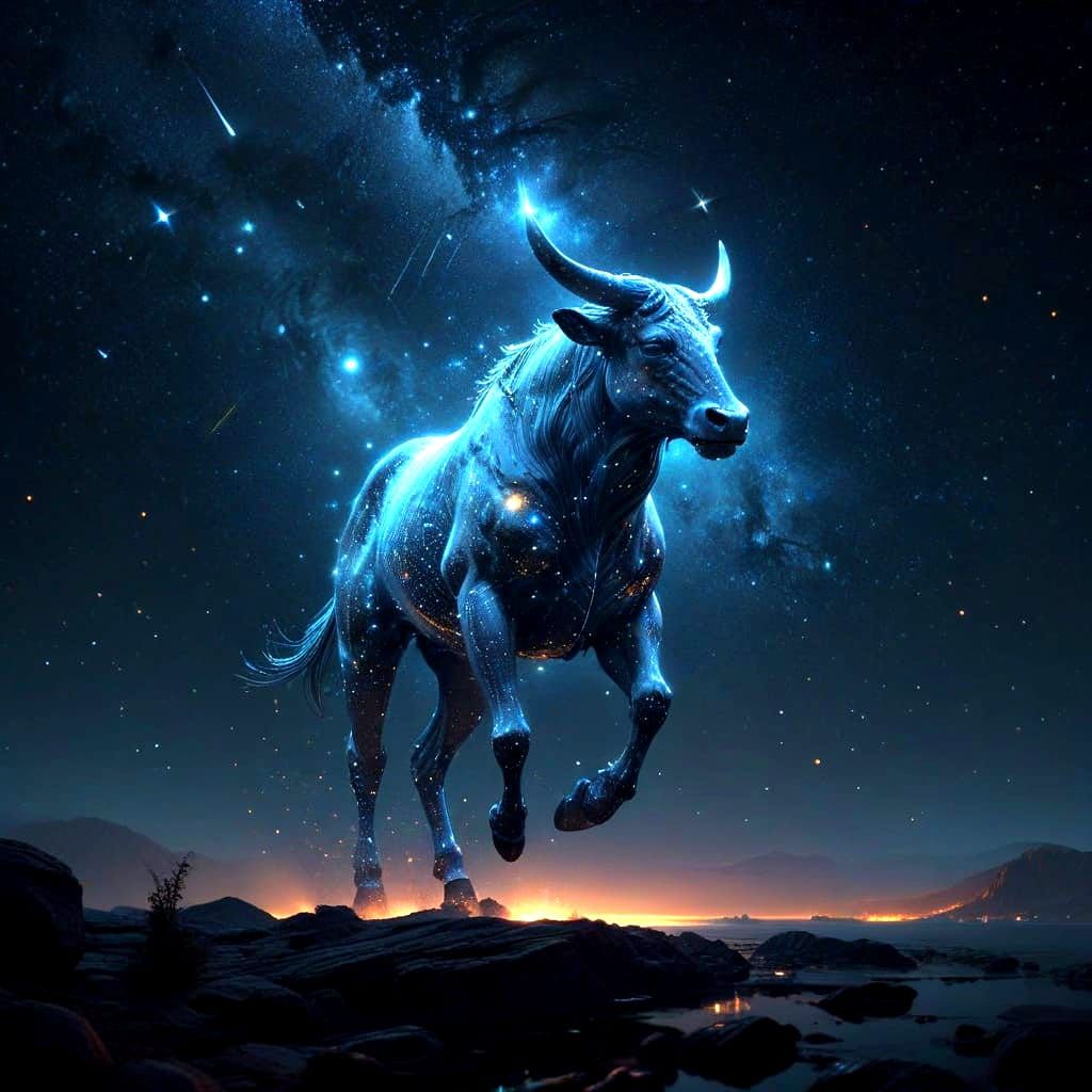 Taurus in the stars  by @lionel