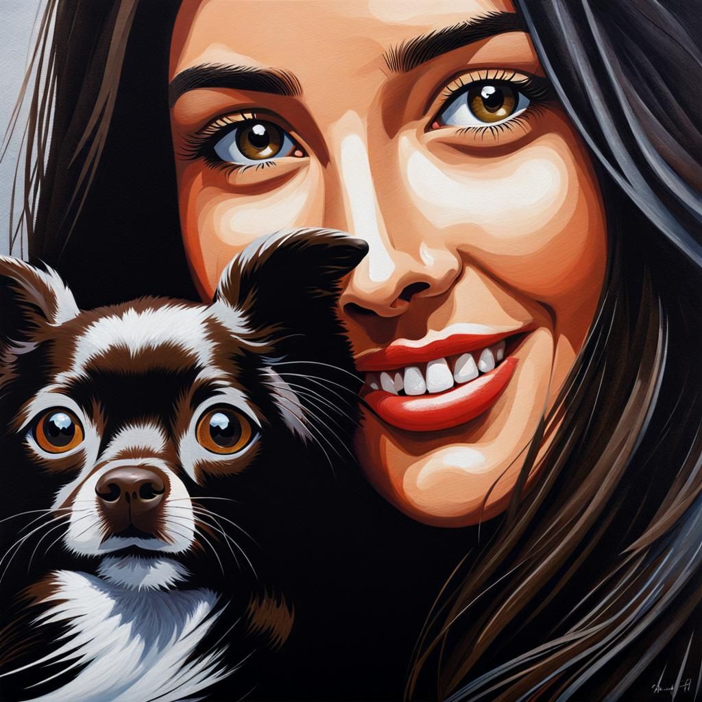 Cuddling with a friend….