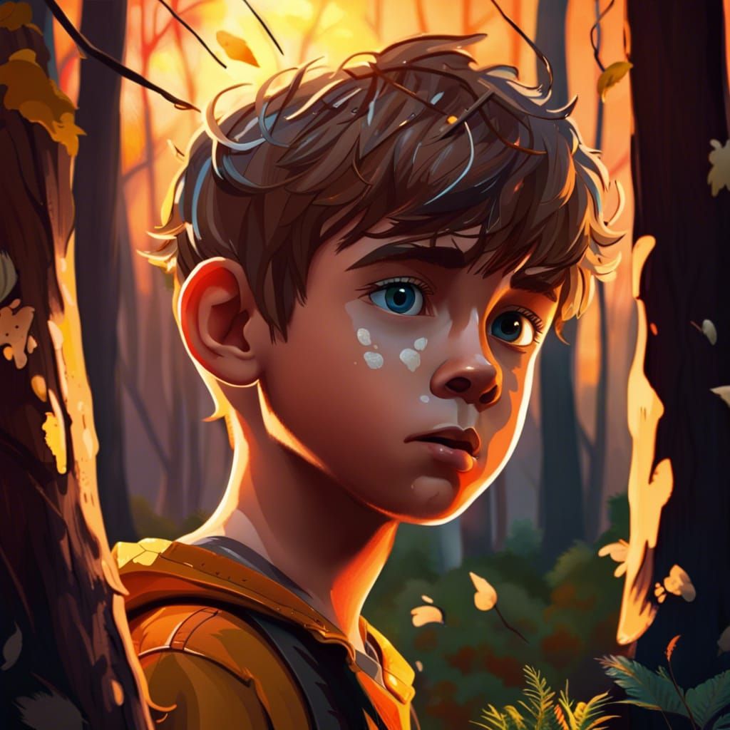 Cute boy - AI Generated Artwork - NightCafe Creator