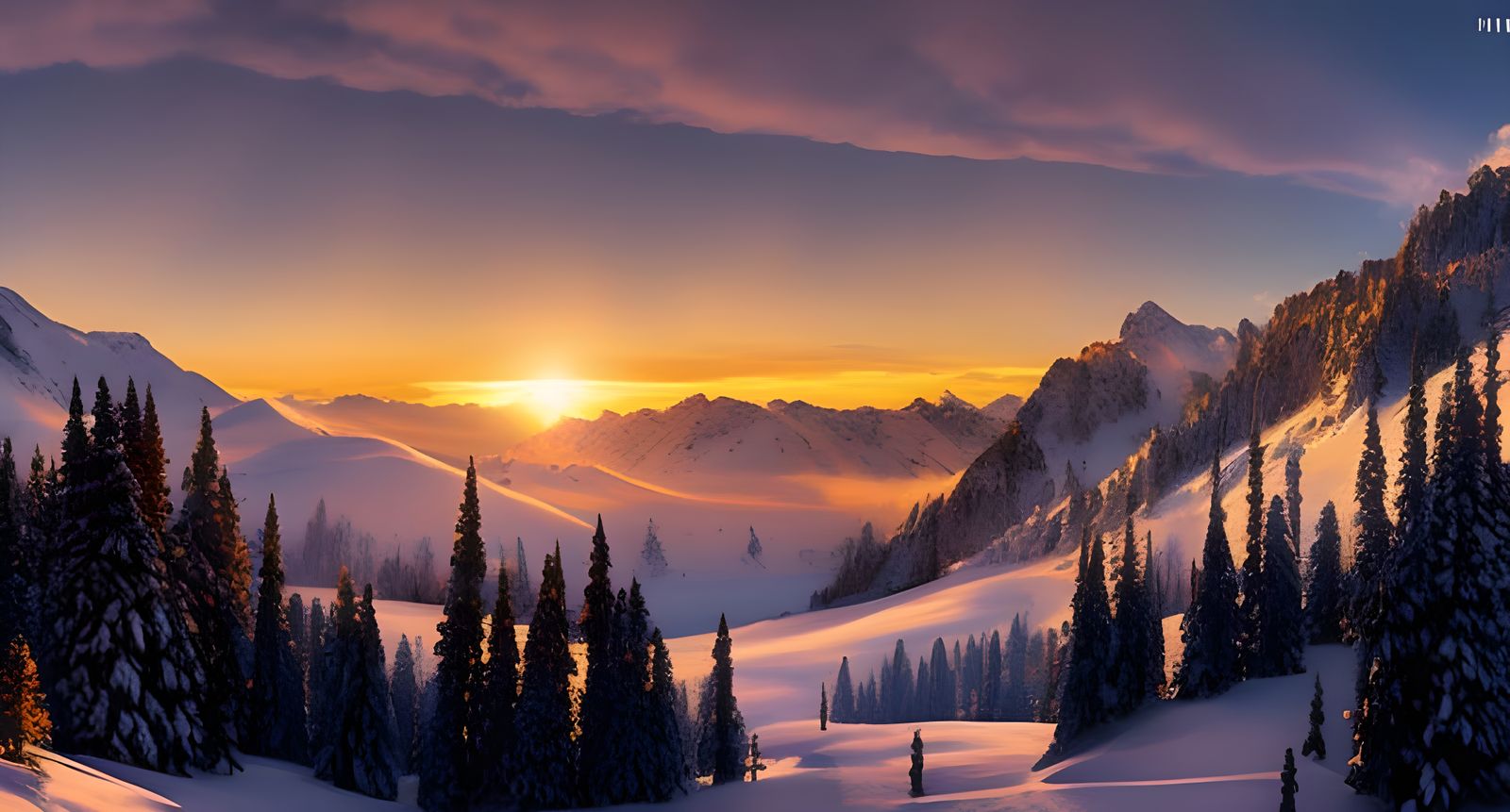 🏔Winter Mountains 🏔