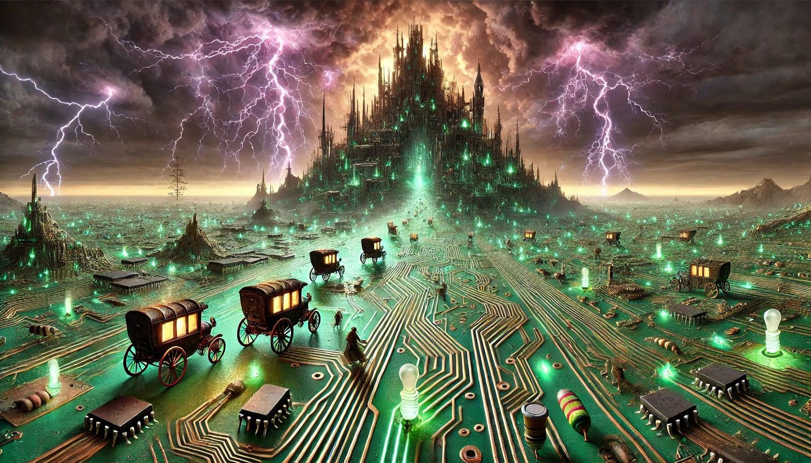 Whispers of the Neon GraveCircuit Yard