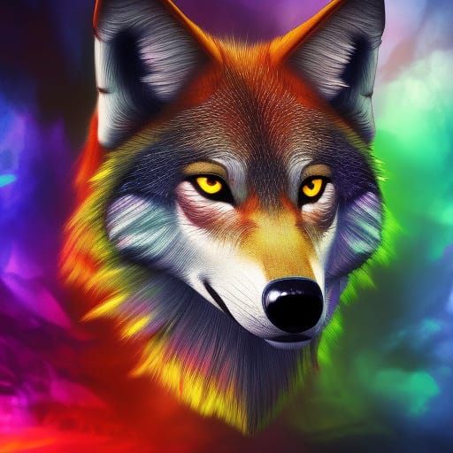 2.1 - Alpha Wolf - AI Generated Artwork - NightCafe Creator