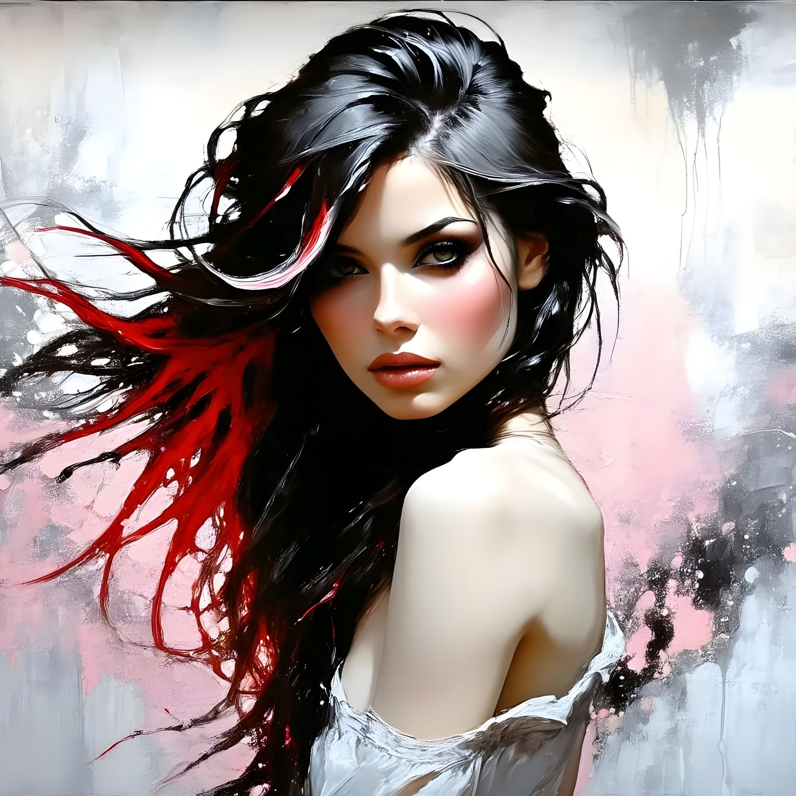 Portrait of a Beautiful Woman (b)