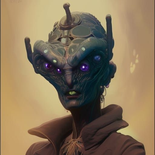 Victorian Alien  by @Box of Birds