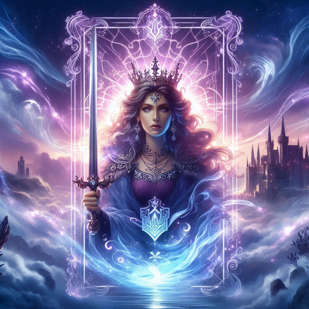 Card Queen of Swords