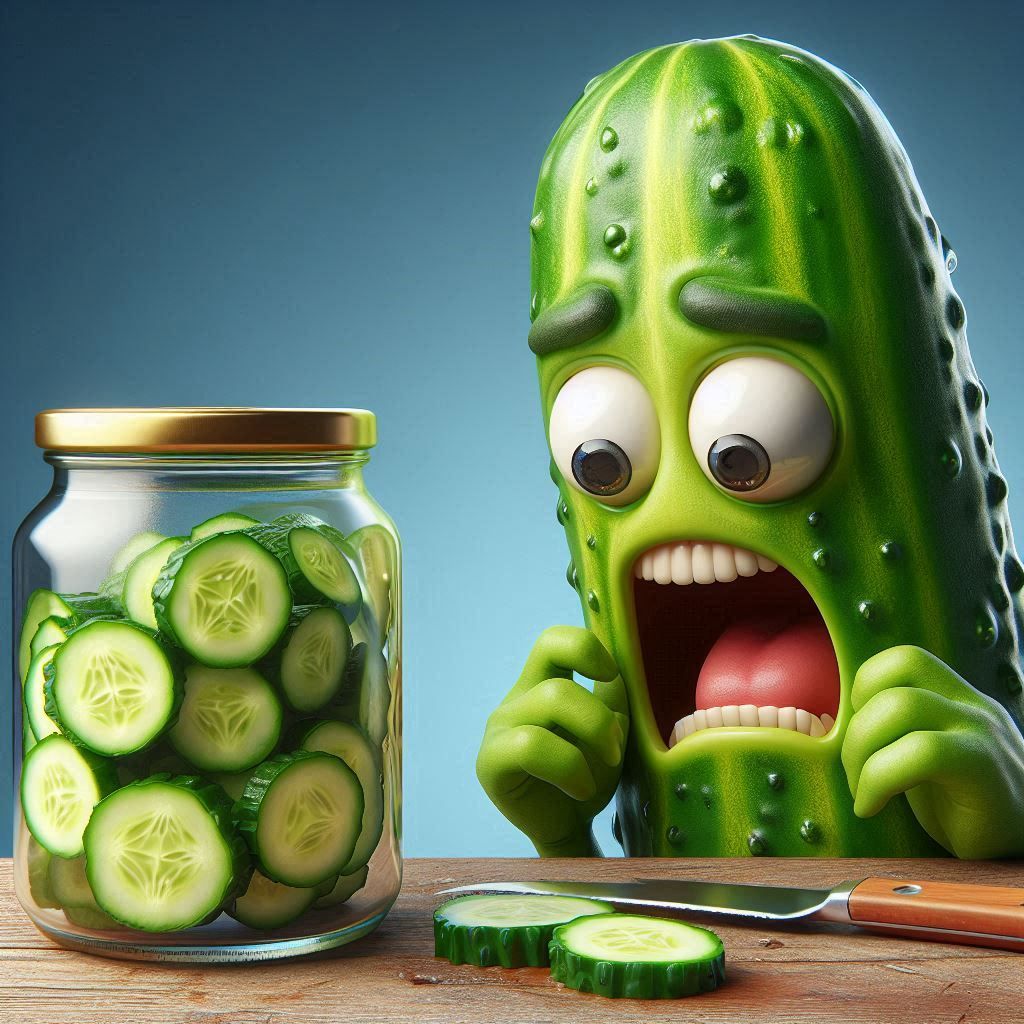 scared vegetables