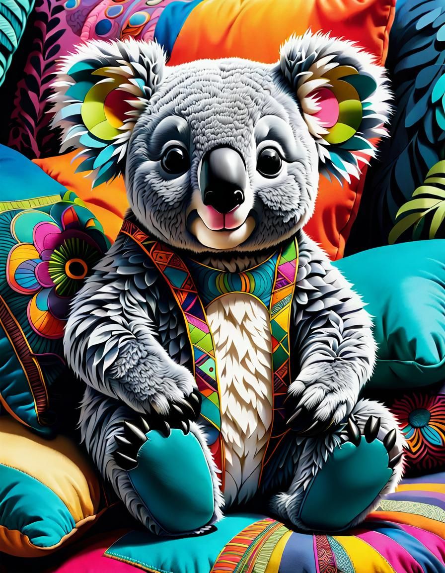 Kalamity, the Kuddly Koala - AI Generated Artwork - NightCafe Creator