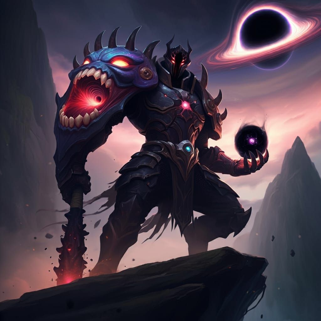 Black hole devourer warrior