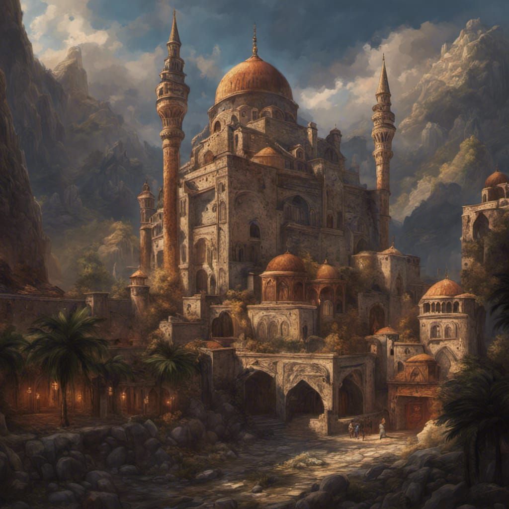 ottoman Cami Ünal Serhat Yorgancı oil painting