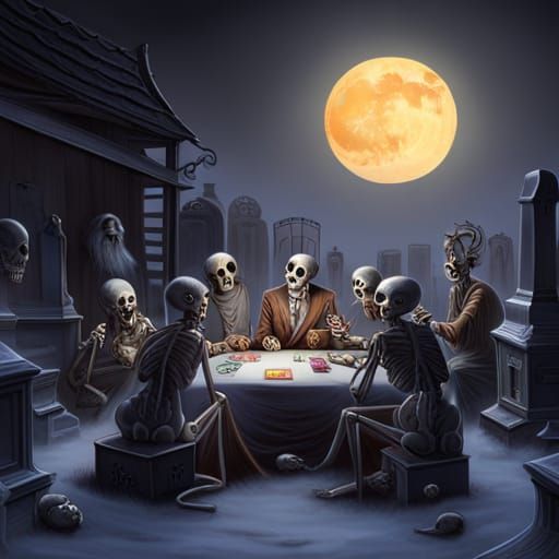 Betting All Bones  by @Vision