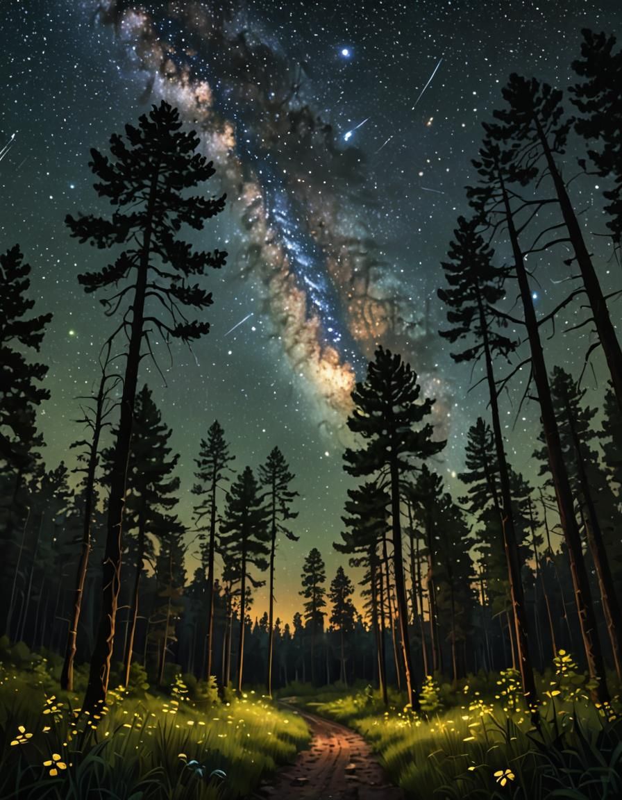 "The more life the glowing petals attract, the more the pollen spreads amongst them"  by @AlfredAGear