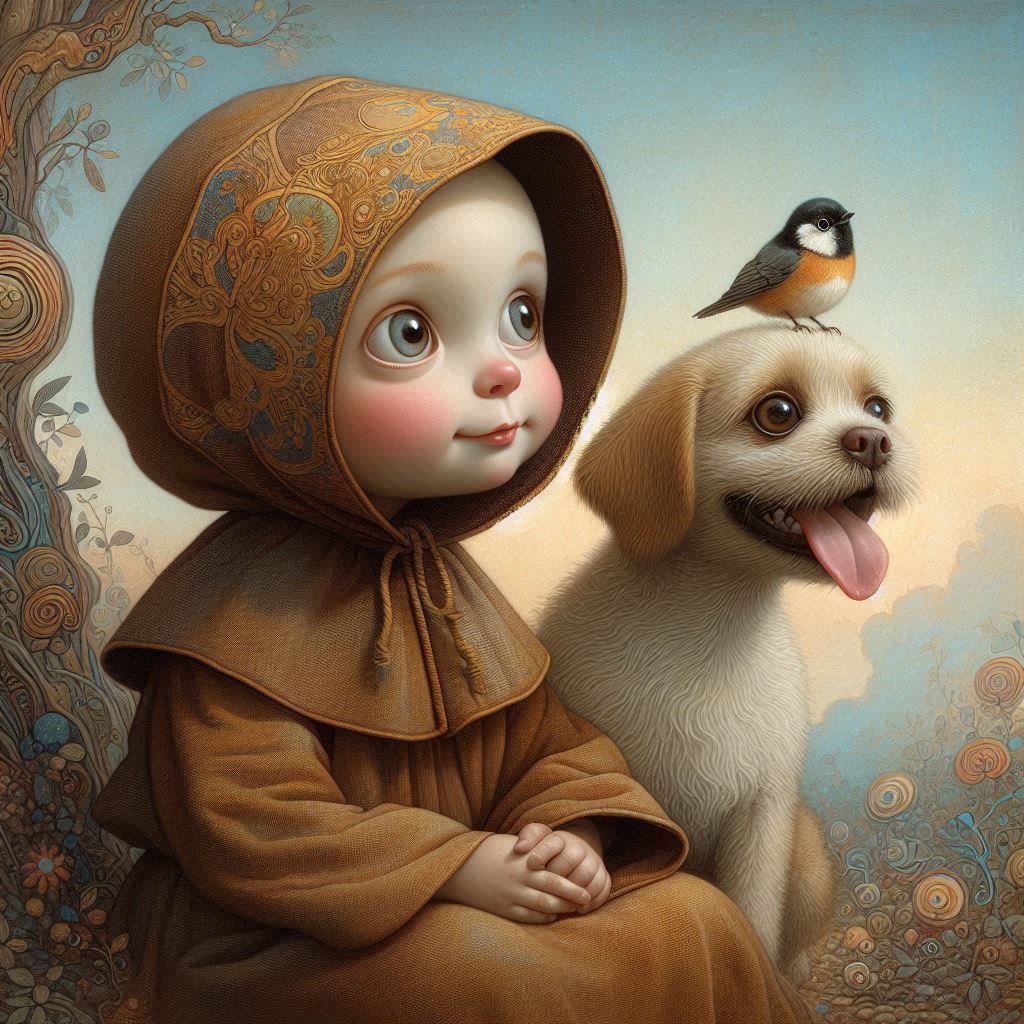 Little Monk and friends